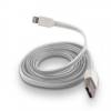USB Cable Silicone white για iPhone 5 / 5s / 6 white USB Cable Silicone white για iPhone 5 / 5s / 6 white